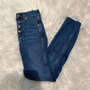 Madewell 10” High-Rise Button Up Denim